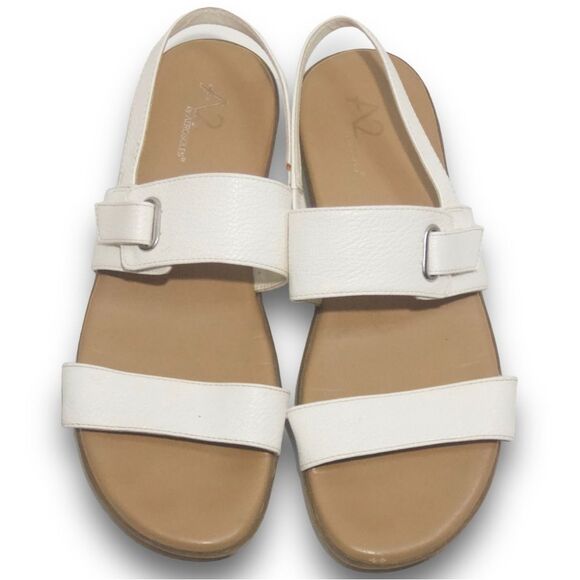 A2 Aerosoles White Sandals size women's 8 - Picture 2 of 11